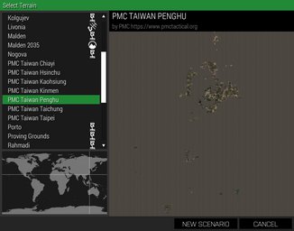 PMC Taiwan Penghu ArmA 3 Terrains Mission Editor Select