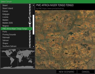 PMC Africa Niger Tongo ArmA 3 Terrains Mission Editor Select