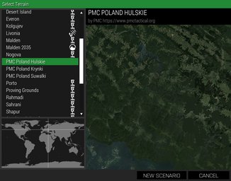 PMC Poland Hulskie ArmA 3 Terrains Mission Editor Select