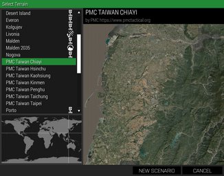 PMC Taiwan Chiayi ArmA 3 Terrains Mission Editor Select