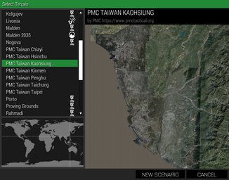 PMC Taiwan Kaohsiung ArmA 3 Terrains Mission Editor Select