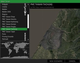 PMC Taiwan Taichung ArmA 3 Terrains Mission Editor Select