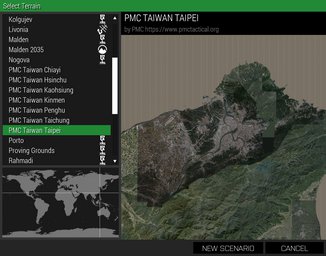 PMC Taiwan Taipei ArmA 3 Terrains Mission Editor Select