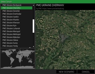 PMC Ukraine Chernihiv ArmA 3 Terrains Mission Editor Select