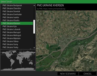 PMC Ukraine Kherson ArmA 3 Terrains Mission Editor Select