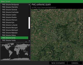 PMC Ukraine Sumy ArmA 3 Terrains Mission Editor Select
