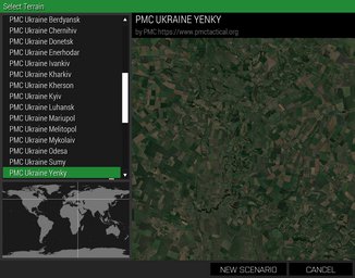 PMC Ukraine Yenky ArmA 3 Terrains Mission Editor Select