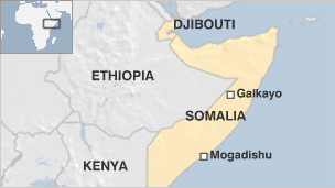 Somalia Galkayo Map
